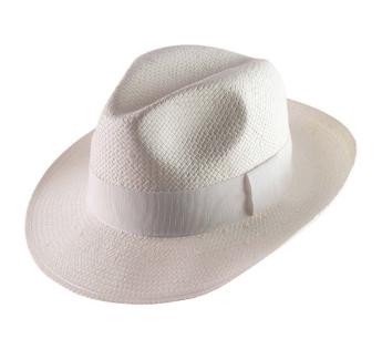 chapeau paille blanc Banes