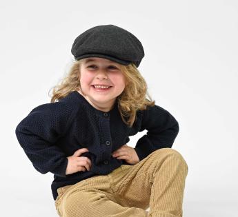 Casquette plate enfant hiver Little Felt Flatcap 