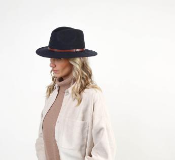 Chapeau traveller chaud Cachemire Leather Belt